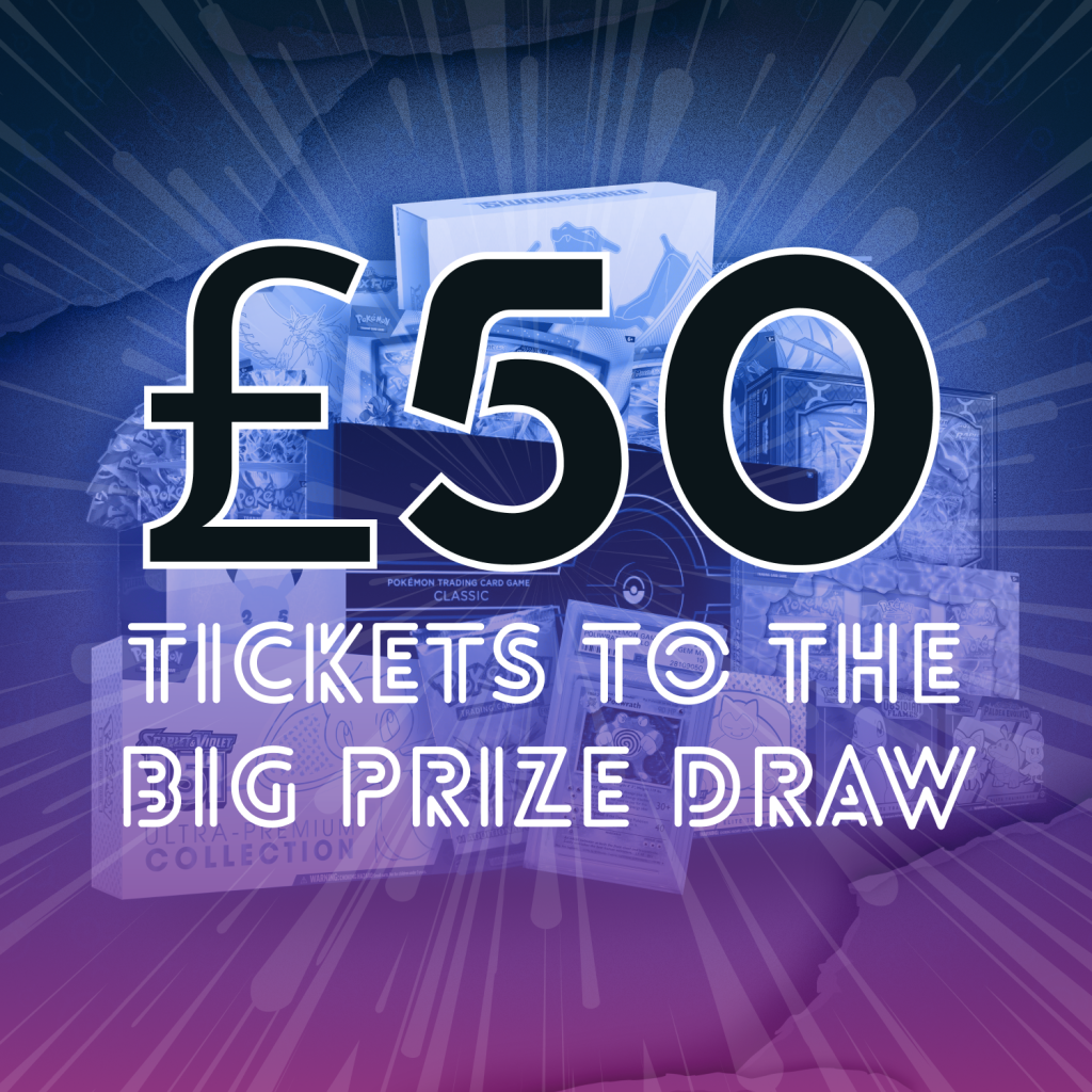 50 entries to the Big TCG Prize Draw