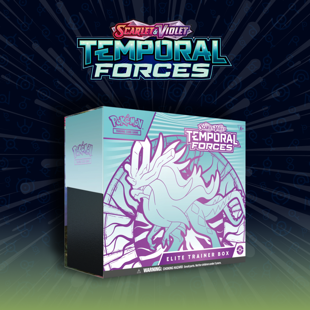 Pokémon TCG: Scarlet & Violet-Temporal Forces Elite Trainer Box (Walking Wake)