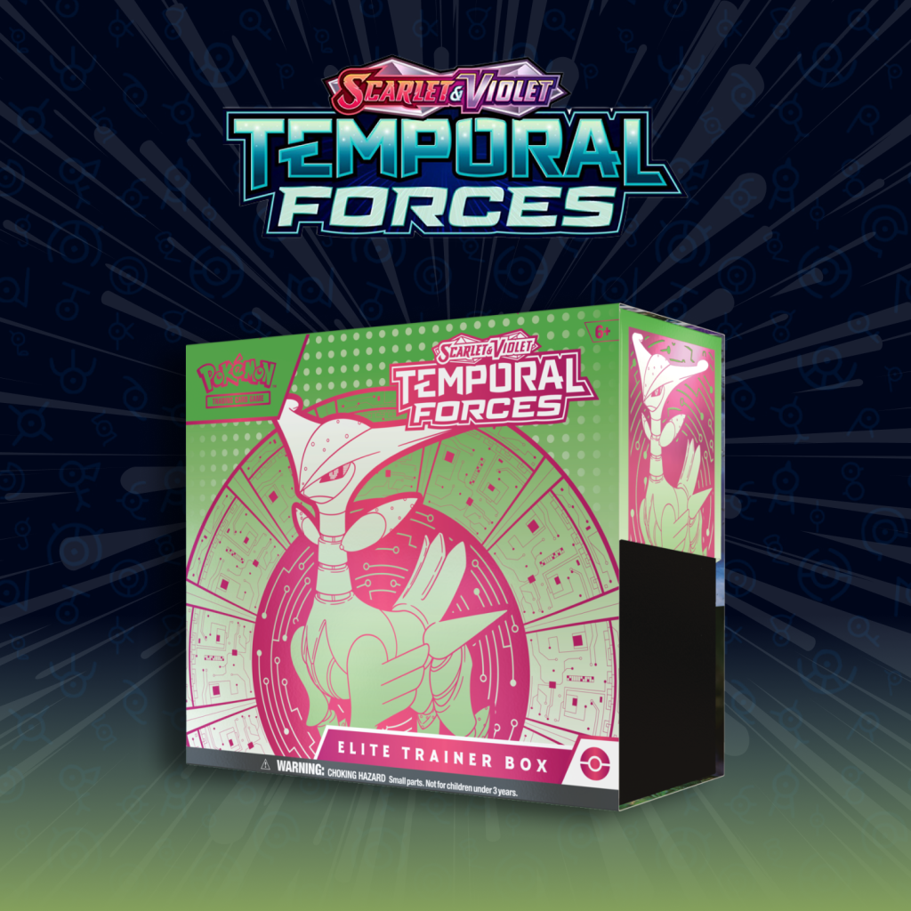 Pokémon TCG: Scarlet & Violet-Temporal Forces Elite Trainer Box (Iron Leaves)