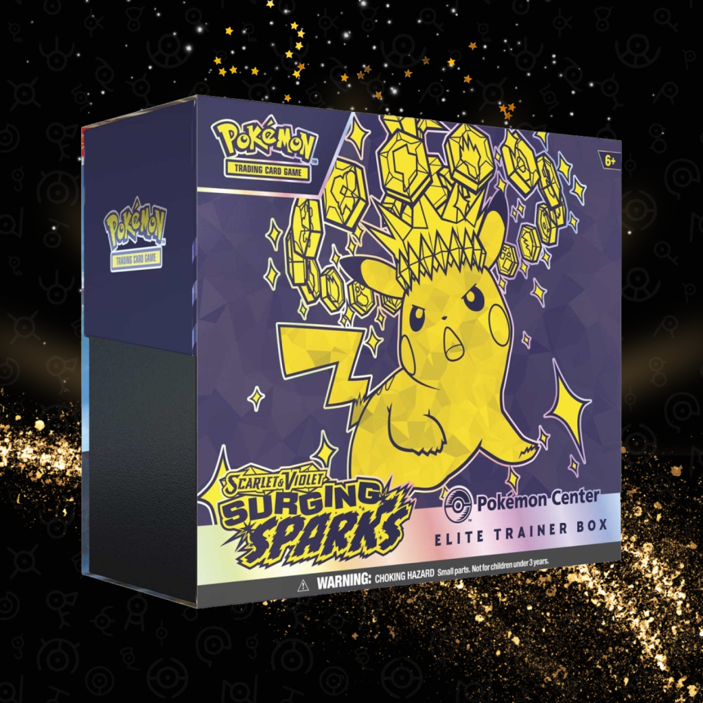 Pocket Prizes Pokémon Center Surging Sparks Elite Trainer Box